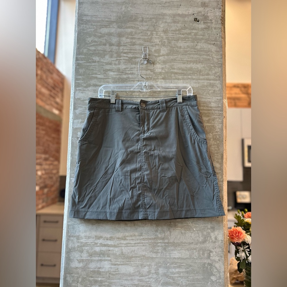 Olive Green Eddie Bauer Athletic Skirt With Shorts Underneath